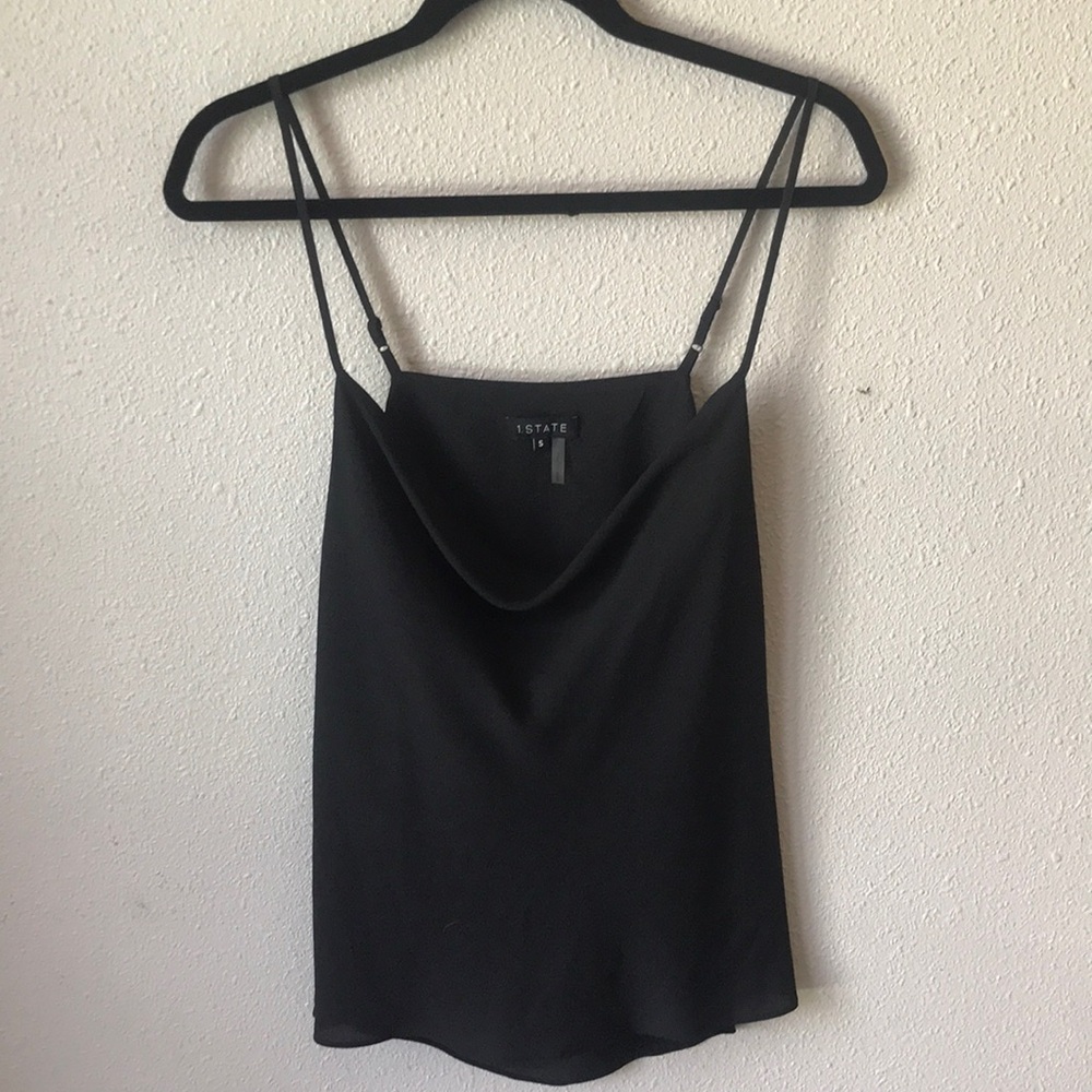 1.State Women's Cowl Neck Tank size small